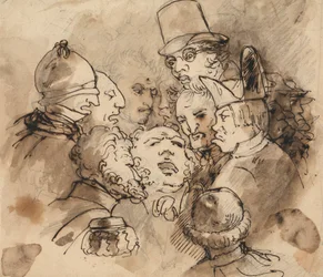 Gruppo di Teste Caricaturali