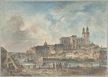 Veduta della cattedrale di Uppsala da nord