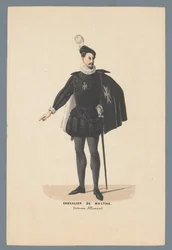 Cavaliere di Malta, Costume Tedesco