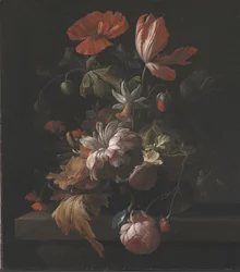 Fiori in una ciotola