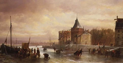 Scena di pattinaggio