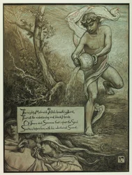 (Illustrazione per il Rubáiyát di Omar Khayyám) Il potente Mahmud