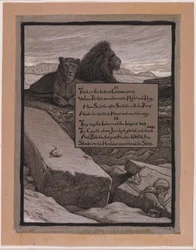 (Illustrazione per il Rubáiyát di Omar Khayyám) Tribunali di Jamshyd