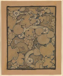 (Illustrazione per il Rubáiyát di Omar Khayyám) Carta da lucido