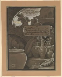 (Illustrazione per il Rubáiyát di Omar Khayyám) La fine del Ramazan