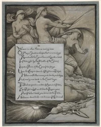 (Illustrazione per il Rubáiyát di Omar Khayyám) I destini che si radunano nelle stelle