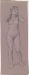 Nudo femminile con collana