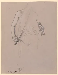 Studio di figura: uomo in costume