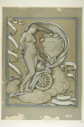Studio di figura per Rubaiyat di Omar Khayyam