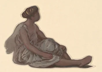 Studio per ragazze greche che fanno il bagno, c. 1872