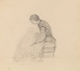 Studio di una ragazza che legge
