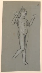 Studio di figura per un design di fontana