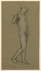 Studio di figura per un progetto di fontana
