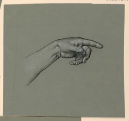 indicando la mano sinistra e il polso