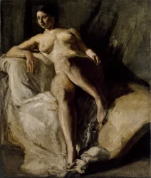 Figura femminile seduta, 1906