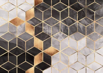 Cubetti di marmo dorato