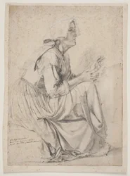 1. studio per il dipinto con le donne alla fontana in A.