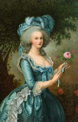 Ritratto di Maria Antonietta con una rosa