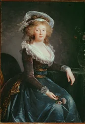 Maria Teresa di Borbone, moglie di Luigi di Francia, figlio non regnante di Luigi XV ...