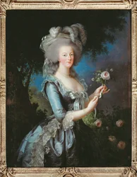 Ritratto della regina Maria Antonietta, detta anche Maria Antonietta con una rosa