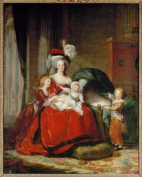 La regina Maria Antonietta e i suoi figli
