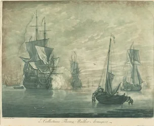 Scena di navigazione dalla collezione di Thomas Walker, 1720