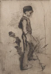 Ragazzo con un Bastone, 1881-83