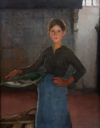 Una pescatrice di Zandvoort, 1884