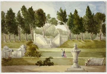 Giardino a Clifton Hall