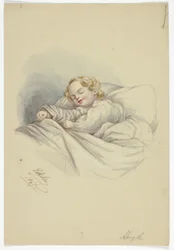 Hugh che dorme