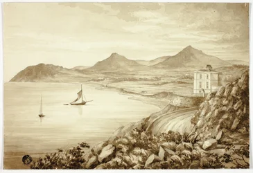Val di Shanganagh, Dún Laoghaire, con barche