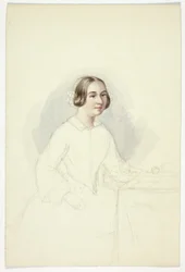 Giovane donna alla scrivania