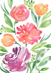 Fiori di campo, 2018 (acquerello)