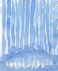 Una piscina profonda in una radura della foresta è come il mistero della Divinità. È insondabile, ma possiamo comunque 