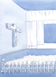 Da bambino non cattolico in una scuola cattolica, guardavo la figura sulla Croce, chiedendomi chi fosse e perché fosse lì, 2000