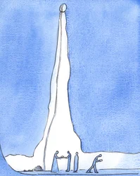 Nella Sua Incarnazione, è come se Cristo fosse disceso verso persone intrappolate e smarrite in un profondo pozzo minerario, 2003