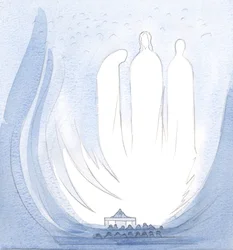 Alla Messa la mia anima è stata sollevata nella gioia della Santissima Trinità; ero vicino alla Santa Madre di Cristo, vicino al velo che nasconde il Cielo dalla terra
