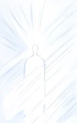 Cristo, veramente Uomo, davanti a te, è risorto e vivo. Contempla lo stesso Cristo, Figlio Divino, maestoso