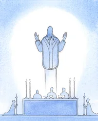 Cristo nostro Signore risorto era Presente sopra l
