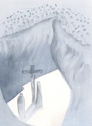 Cristo ha dimostrato la Sua umiltà nella debolezza e fragilità che ha accettato mentre soffriva per i peccati di tutte le generazioni