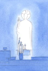 Cristo parla e agisce attraverso i Suoi sacerdoti, che benedicono e perdonano 
