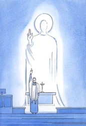 Cristo parla e agisce attraverso i Suoi sacerdoti, che benedicono e perdonano 