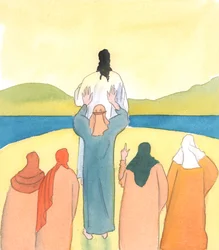 Ogni sacerdote dovrebbe essere "un altro Cristo" per noi; eppure non dovremmo sorprenderci se veniamo trattati ingiustamente da un sacerdote, 2005 (acquerello su carta)