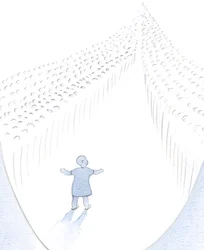 Dio nostro Padre osserva i nostri primi passi nella virtù e nella grazia, come se guardasse un bambino che cammina verso i santi, che ci incoraggiano con le loro preghiere e il loro esempio
