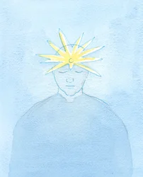 Era stato trasformato dalla sua Santa Comunione e dalla preghiera di un amico. Sulla sua fronte brillava una nuova gemma, che irradiava una luce straordinaria: segno di una particolare virtù