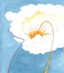 Come si accede al Paradiso La Divinità è come una nube impenetrabile in cui nessuno può entrare con i propri sforzi, o guadagnandosi l