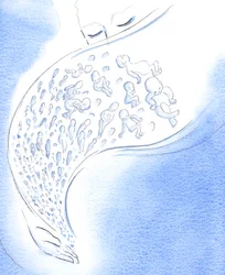 Agli occhi di Dio, i piccoli bambini che muoiono - prima o dopo la nascita - sono come stelle cadenti che brillano brevemente e poi cadono dal cielo