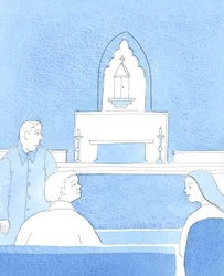Talvolta è giusto, disse il Signore, ricordare brevemente e con calma alle persone rumorose che la chiesa è un luogo di preghiera e non di chiacchiere su questioni quotidiane, 2005