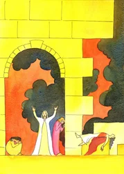 Molti anni prima della nascita di Cristo, Gerusalemme fu invasa e il santo Tempio profanato e distrutto, con orrore del popolo
