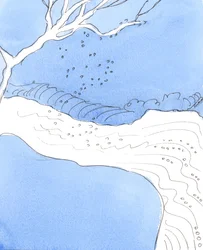 Le persone che vivono senza scopi chiari o impegno verso ciò che è buono sono come petali che cadono in un fiume, vengono sballottati dalla corrente e alla fine trascinati oltre una cascata per non essere più visti